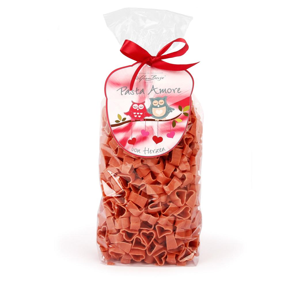 Pasta Amore Rote Nudeln in Herzform 500 g