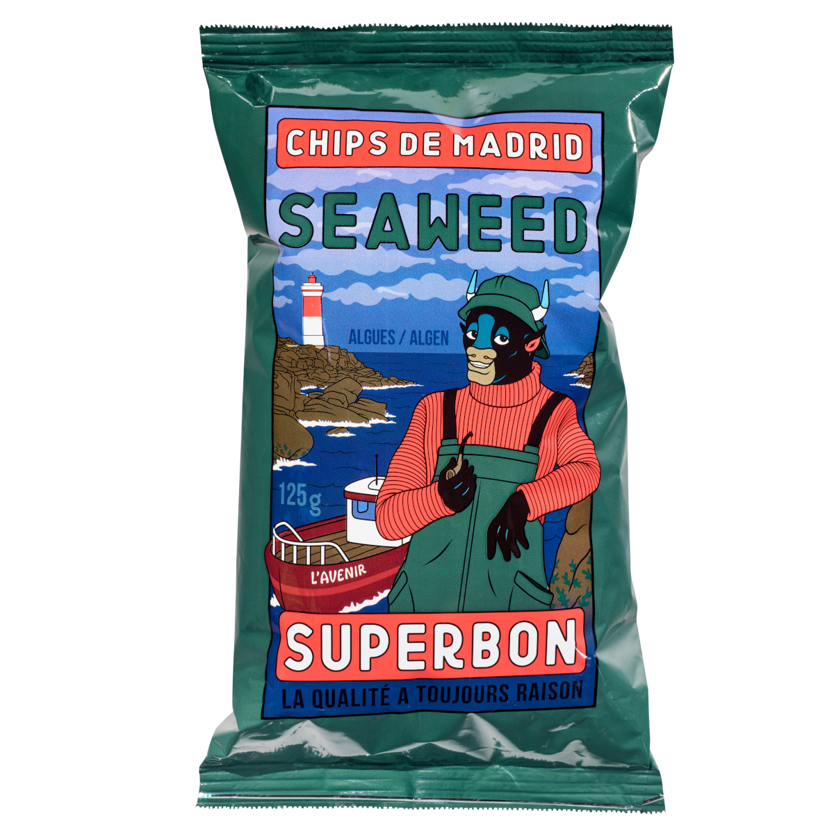 Chips de Madrid Seaweed 125 g 
