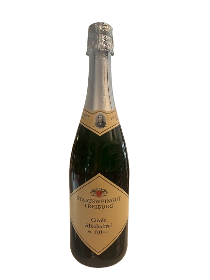 Staatsweingut Freiburg Cuvée Alkoholfrei 0,0 % Alkoholfreier Sekt 0,75 l 