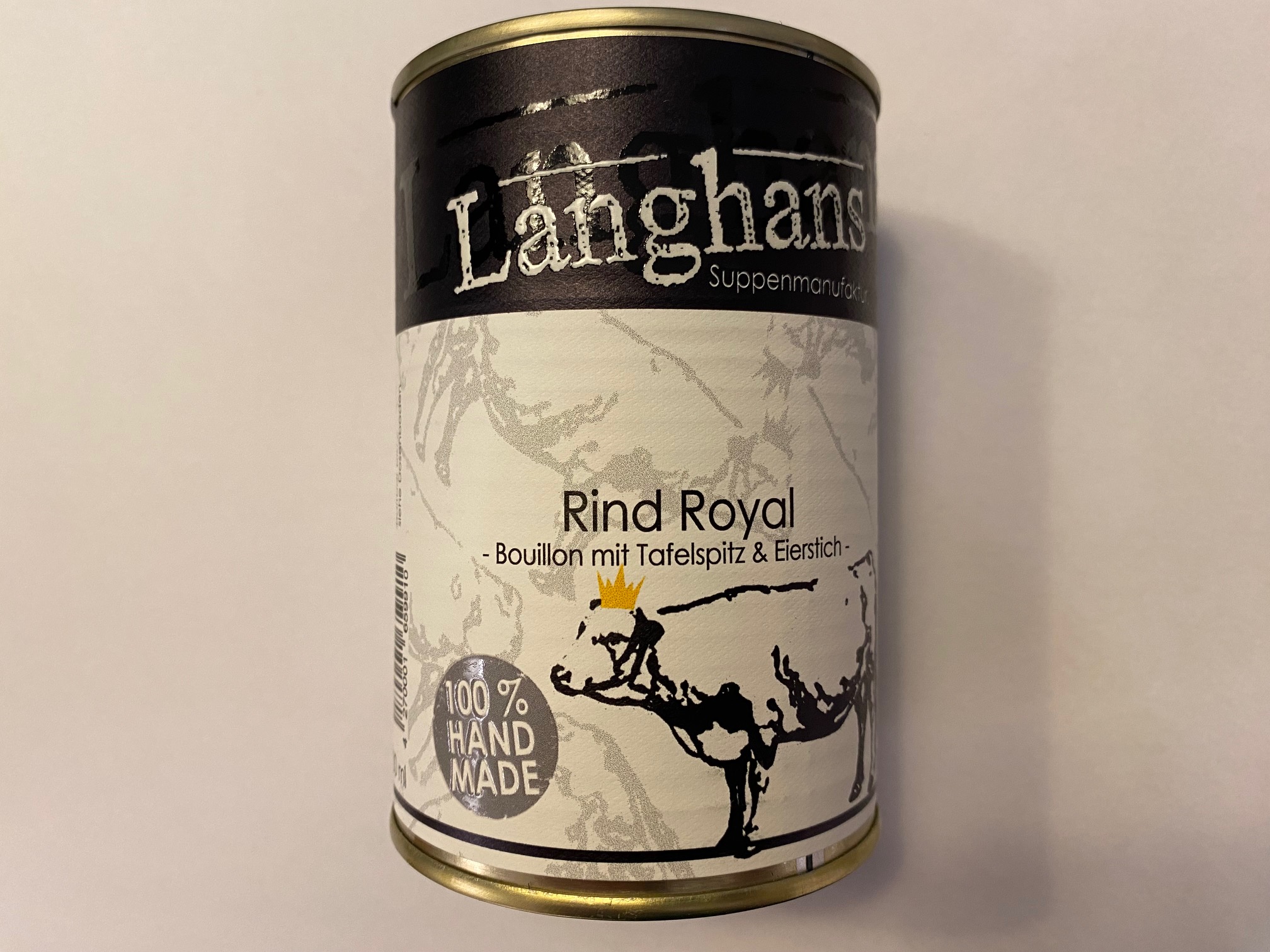 Langhans Rind Royal Bouillon mit Tafelspitz &amp; Eierstich 400 ml ...