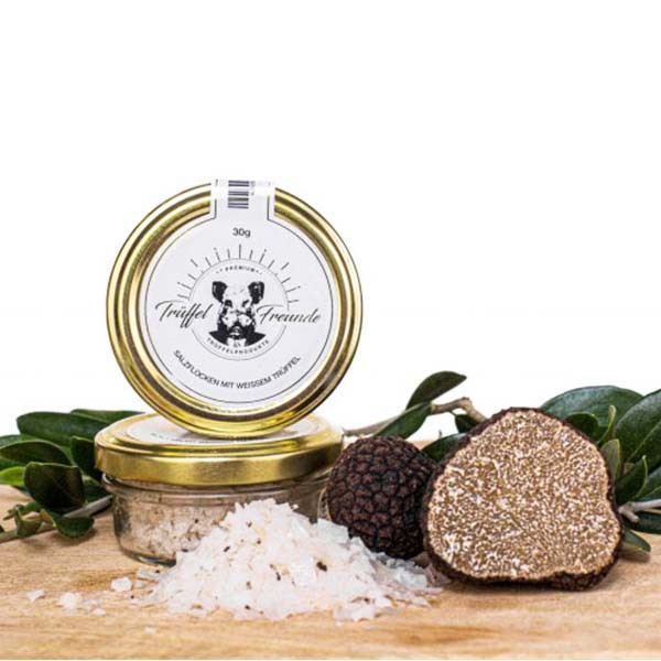 Trüffelfreunde Salzflocken mit weißem Trüffel 30 g | MRN-Shop.de Trüffelfreunde Salzflocken mit weißem Trüffel 30 g | MRN-Shop.de