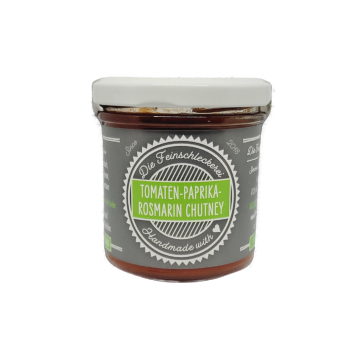 Die Feinschleckerei Tomaten Paprika Rosmarin Chutney 150 g - VEGAN ... Die Feinschleckerei Tomaten Paprika Rosmarin Chutney 150 g - VEGAN ...